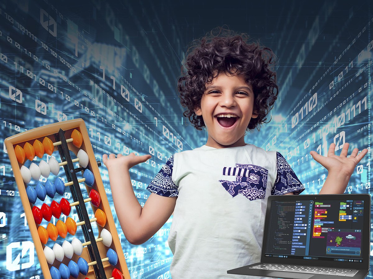 Niño aprendiendo con Minecraft en Digital Discovery